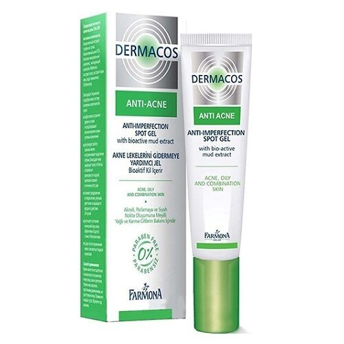 Гель Farmona Dermacos Anti-Acne точкового застосування усуваючий проблеми шкіри, 15 мл