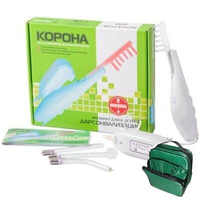 Апарат Дарсонваль Корона K5 з 4 електродами з барсеткою