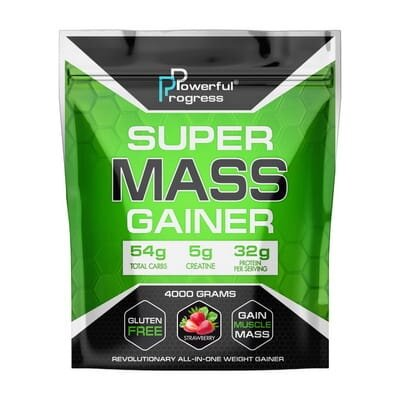 Гейнер Powerful Progress Super MASS ваніль, 4 кг
