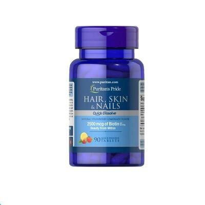 Вітамінний комплекс для волосся, шкіри та нігтів Puritan's Pride Hair Skin and Nails Formula, 90 таблеток