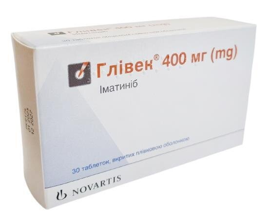 Глівек таблетки, в/плів. обол. по 400 мг №30 (10х3)