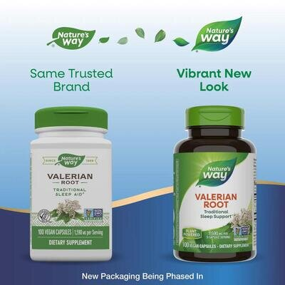 Валеріани корінь Nature's Way Valerian Root, 100 веганських капсул