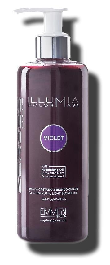 Маска для волосся Emmebi Italia Illumia Color Mask Violet сяюча тонуюча Фіолет, 300 мл