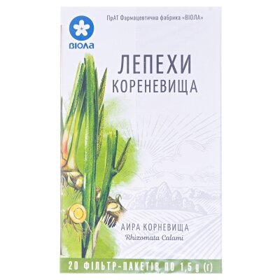Лепехи кореневища по 1.5 г №20 у філ.-пак.