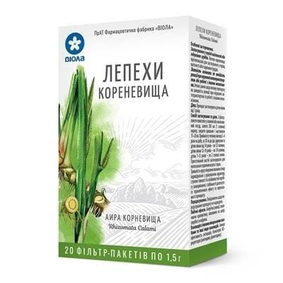 Лепехи кореневища по 1.5 г №20 у філ.-пак.