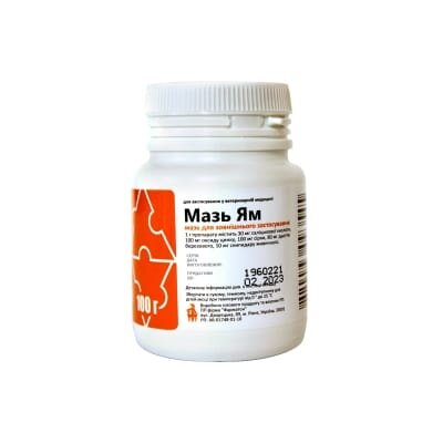 Ям (ДЛЯ ТВАРИН) мазь, 100 г