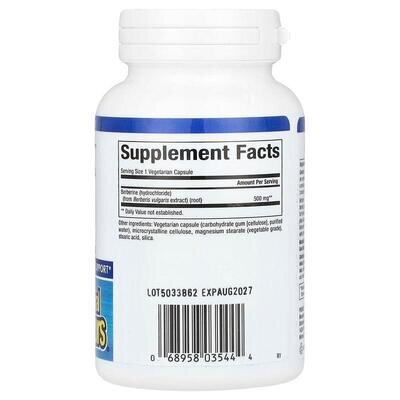Берберин Natural Factors WellBetX Berberine 500 мг, 60 вегетаріанських капсул