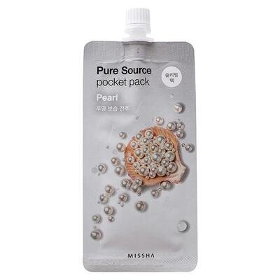 Маска для обличчя Missha Pure Source Pocket Pack Pearl нічна, 10 мл