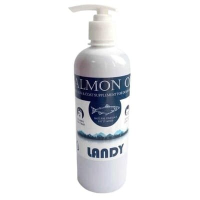 Олія лосося Landy Salmon Oil для собак та котів, 500 мл