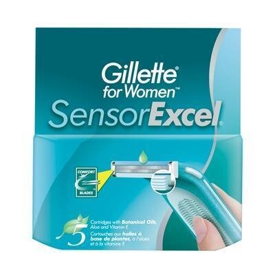 Картриджі змінні Gillette Sensor Excel, 5 шт