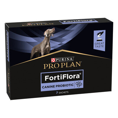 Корм додатковий Purina Pro Plan FortiFlora Canine Probiotic пробіотик для дорослих собак і цуценят порошок по 1 г, 7 пакетів