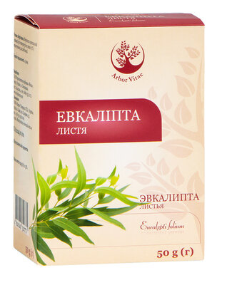 Евкаліпта листя по 50 г у пач. з внут. пак.