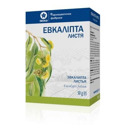 Евкаліпта листя по 50 г у пач. з внут. пак.