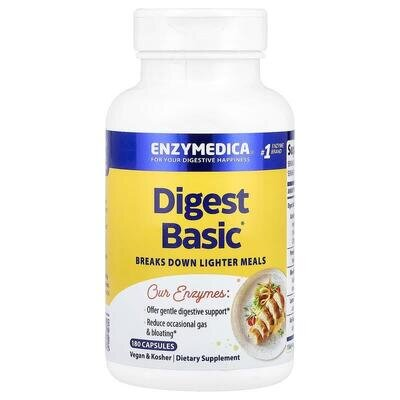 Травні ферменти Enzymedica Digest Basic, 180 капсул