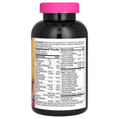 Мультивітаміни для жінок 50+ Nature's Way Alive! Womens Gummy 50+, 130 жувальних таблеток