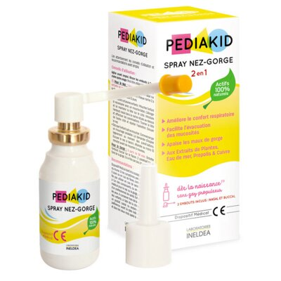 Педіакід PEDIAKID Nez Gorge Spray спрей при застуді, для носа та горла, 20 мл