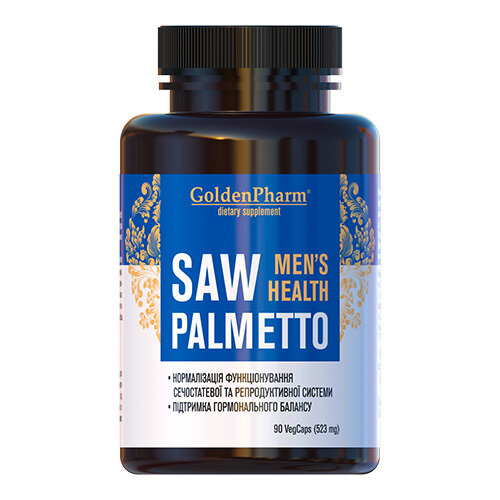 Чоловіче здоров'я Golden Pharm Saw Palmetto капсули № 90