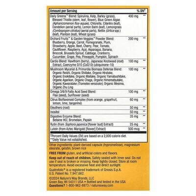 Мультивітаміни Nature's Way Alive! Max6 Potency Multivitamin Without Iron, 90 капсул