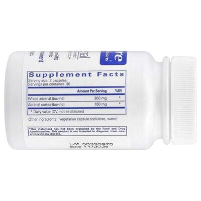 Підтримка здорової функції надниркових залоз Pure Encapsulations Adrenal, 60 капсул