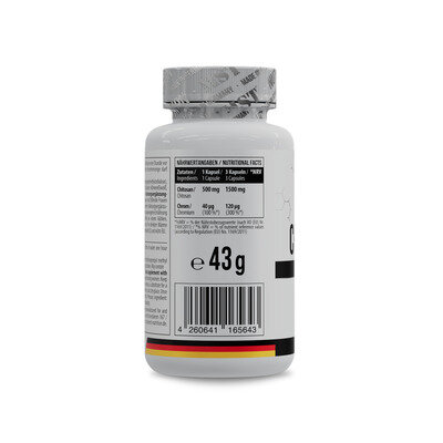 Хітозан + Хром MST Nutrition Chitosan + Chromium 500 мг, 60 капсул