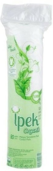 Ватні диски Ipek Organic, 80 штук