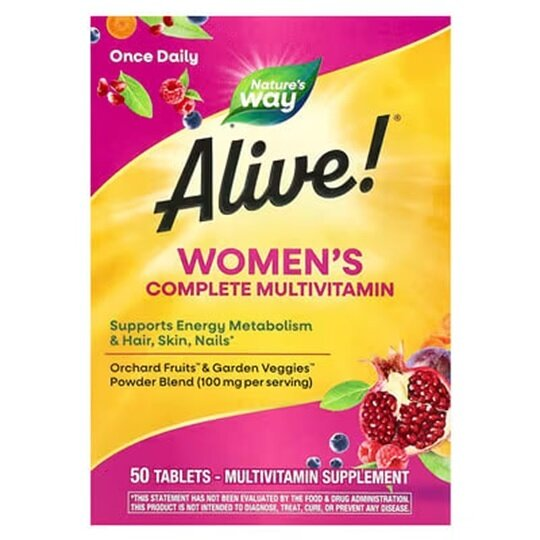 Мультивітаміни Nature's Way Alive! Women's Complete Multivitamin для жінок, 50 таблеток