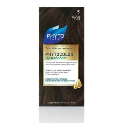 Фарба для волосся Phyto Phytocolor Sensitive перманентна тон 5 світлий шатен