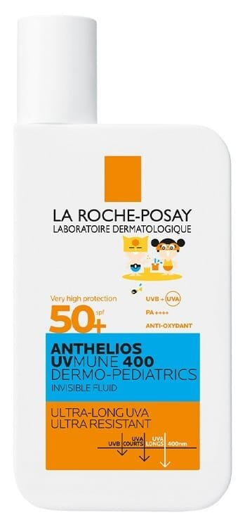 Флюїд La Roche Posay Anthelios UVMune 400 Dermo-Pediatrics SPF50+ сонцезахисний легкий для чутливої та схильної до подразнень шкіри дітей, 50 мл