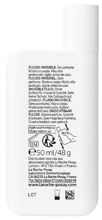 Флюїд La Roche Posay Anthelios UVMune 400 Dermo-Pediatrics SPF50+ сонцезахисний легкий для чутливої та схильної до подразнень шкіри дітей, 50 мл