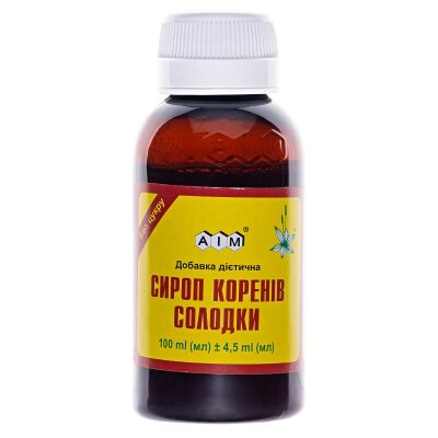 Сироп коренів солодки сироп по 150 мл у флак.