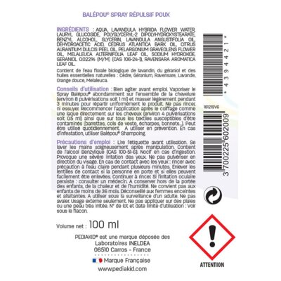 Педіакід PEDIAKID Balepou Spray спрей проти вошей, 100 мл