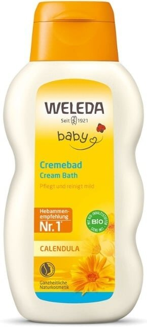 Молочко для купання дитяче Weleda Baby Calendula Календула, 200 мл