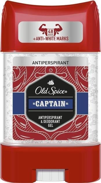 Дезодорант-антиперспірант гелевий Old Spice Captain 48h для чоловіків, 70 мл