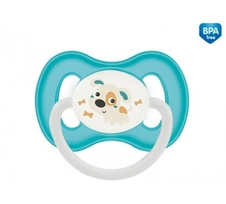 Пустушка латексна Canpol Babies 23/278_tur Bunny & Company кругла 6-18 місяців, 1 шт