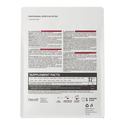 Креатин моногідрат OstroVit Creatine Monohydrate вишня, 300 г