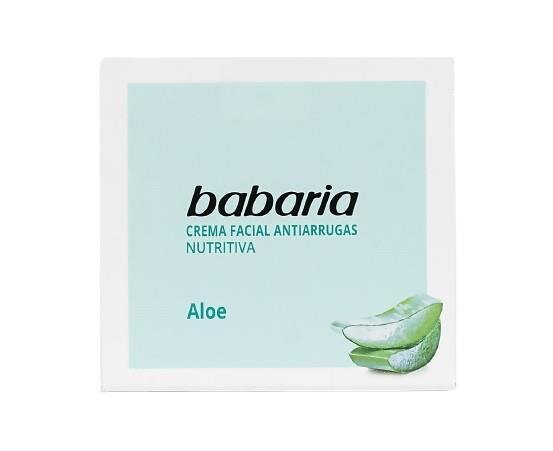 Крем для обличчя Babaria Aloe проти зморшок з алое вера, 50 мл