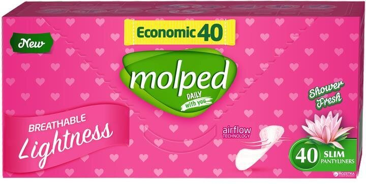 Щоденні гігієнічні прокладки Molped Everyday Freshness Deo, 40 шт