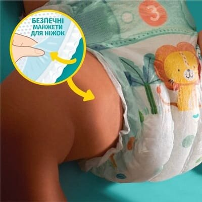 Підгузки дитячі Pampers Active Baby розмір 3, 6-10 кг, 54 шт