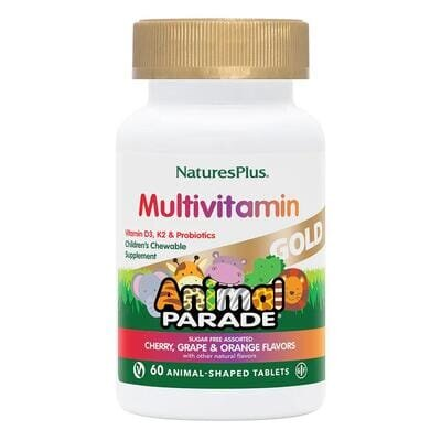 Вітаміни для дітей Nature's Plus Multi-Vitamin Animal Parade асорті смаків, 60 таблеток