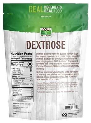 Декстроза NOW Real Food Dextrose, 907 г