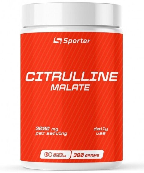 Цитрулін Малат Sporter Citrulline Malate, 300 г