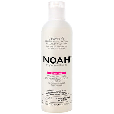 Шампунь Noah Color Protection Shampoo для фарбованого волосся з рисовим фітокератином, 250 мл
