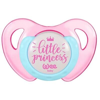 Пустушка силіконова Wee Baby Butterfly №3 ортодонтична тританова 18+ місяців, 1 шт