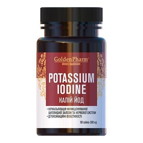 Калій Йод Golden Pharm таблетки №90