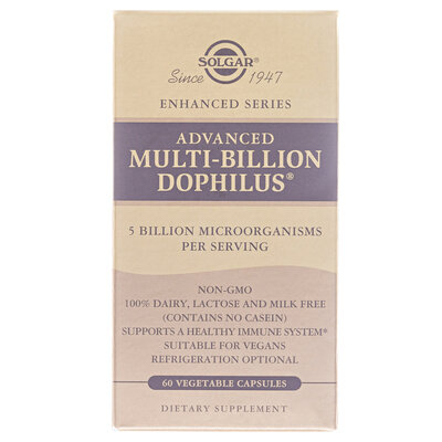 Пробіотики Solgar Advanced Multi-Billion Dophilus вег. капсули №60