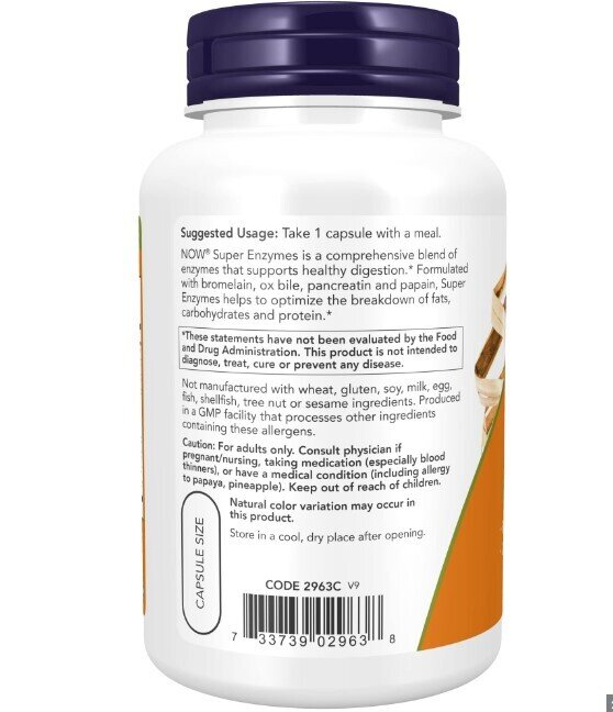 Рослинні ферменти NOW Plant Enzymes вег. капсули №120