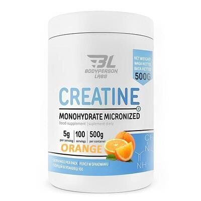 Креатин моногідрат Bodyperson Labs Creatine monohydrate апельсин, 500 г
