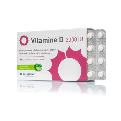 Вітамін Д Metagenics Vitamine D 3000 МО жувальні таблетки №120