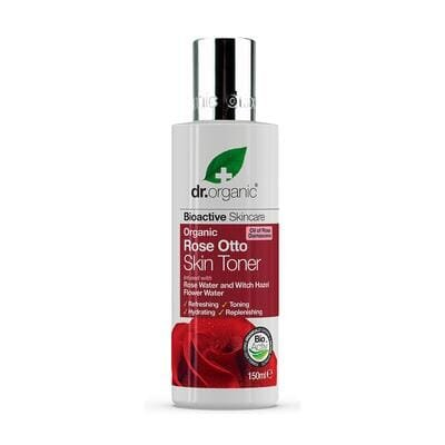 Тонік для обличчя Dr. Organic з олією троянди Отто, 150 мл