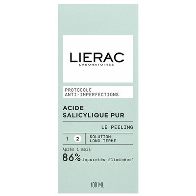 Лосьйон-пілінг Lierac Protocole Pure Salicylic Acid The Peeling із саліциловою кислотою проти недоліків шкіри, 100 мл